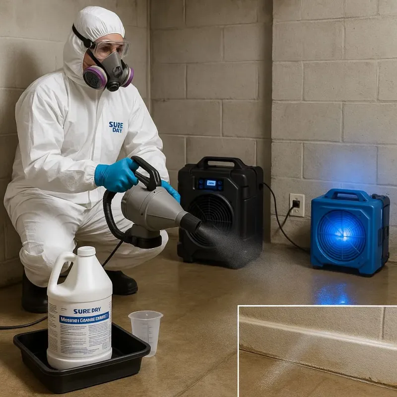 Sanitization and Odor Removal process in Palos Verdes Estates, CA